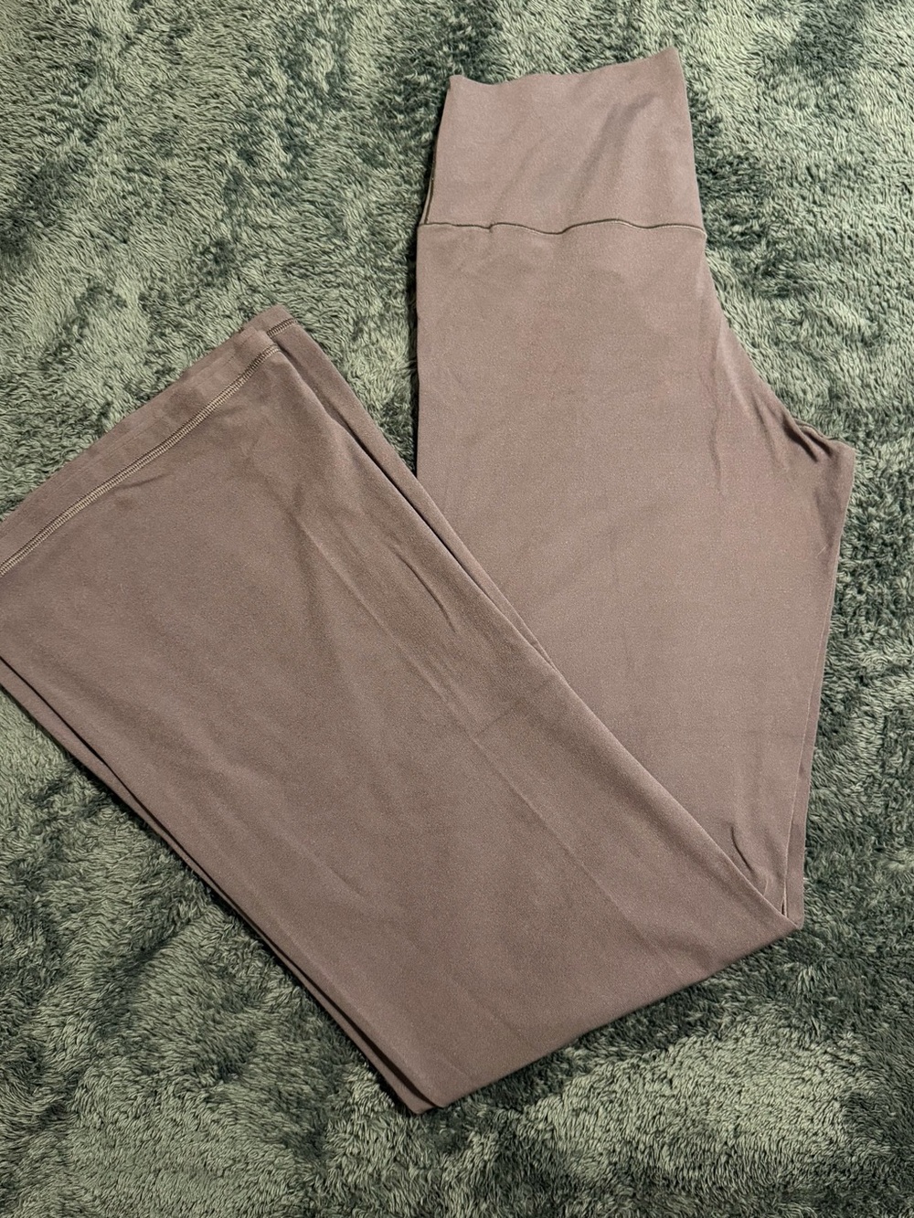 Aerie High-Waist Wide Leg Leggings - Gray